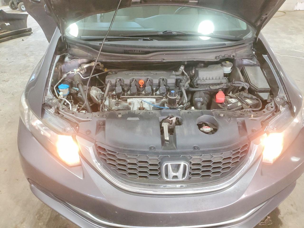 2015 Honda Civic Lx Gray vin: 19XFB2F54FE121469