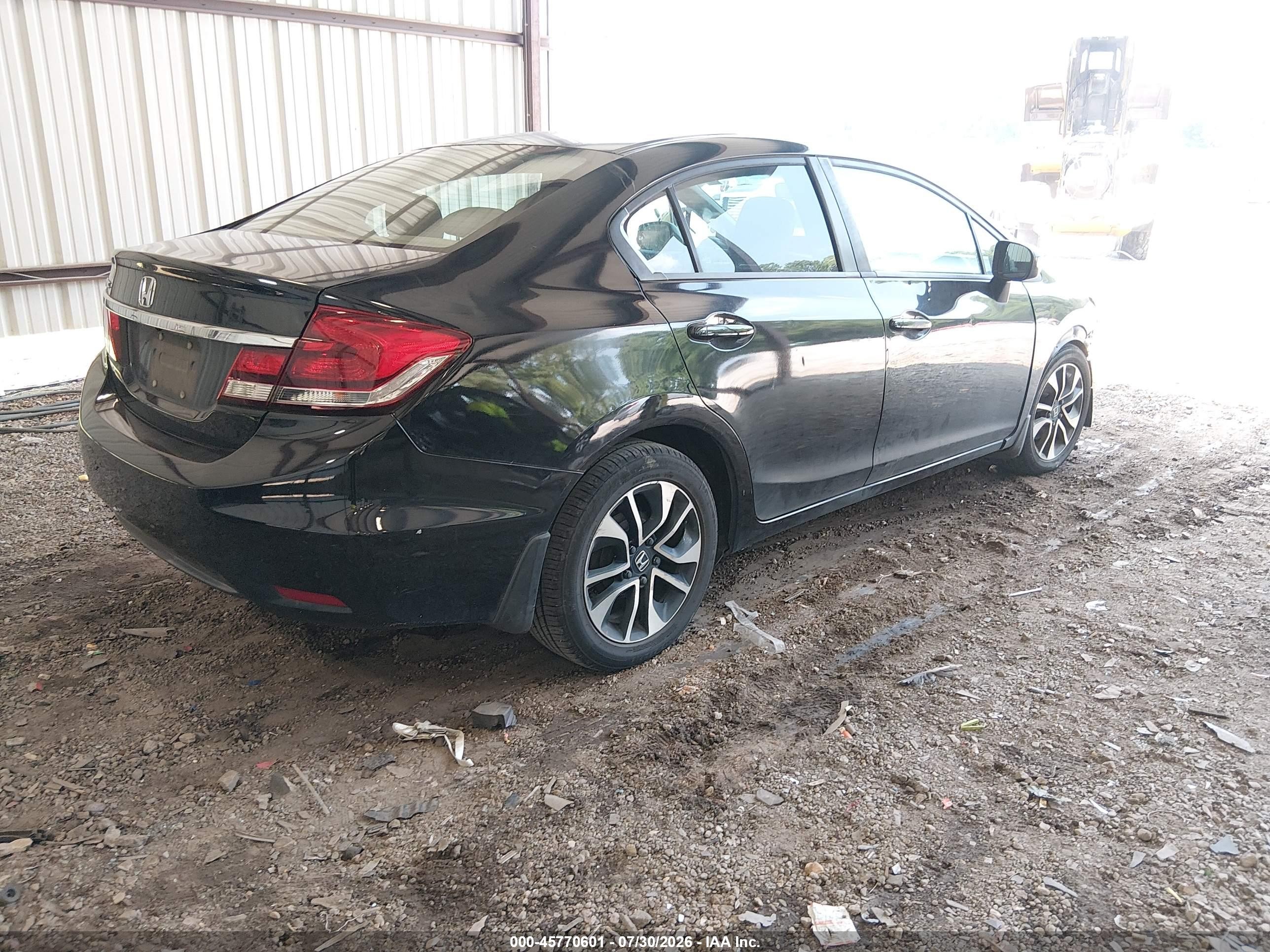 2015 Honda Civic Lx Black vin: 19XFB2F54FE230045