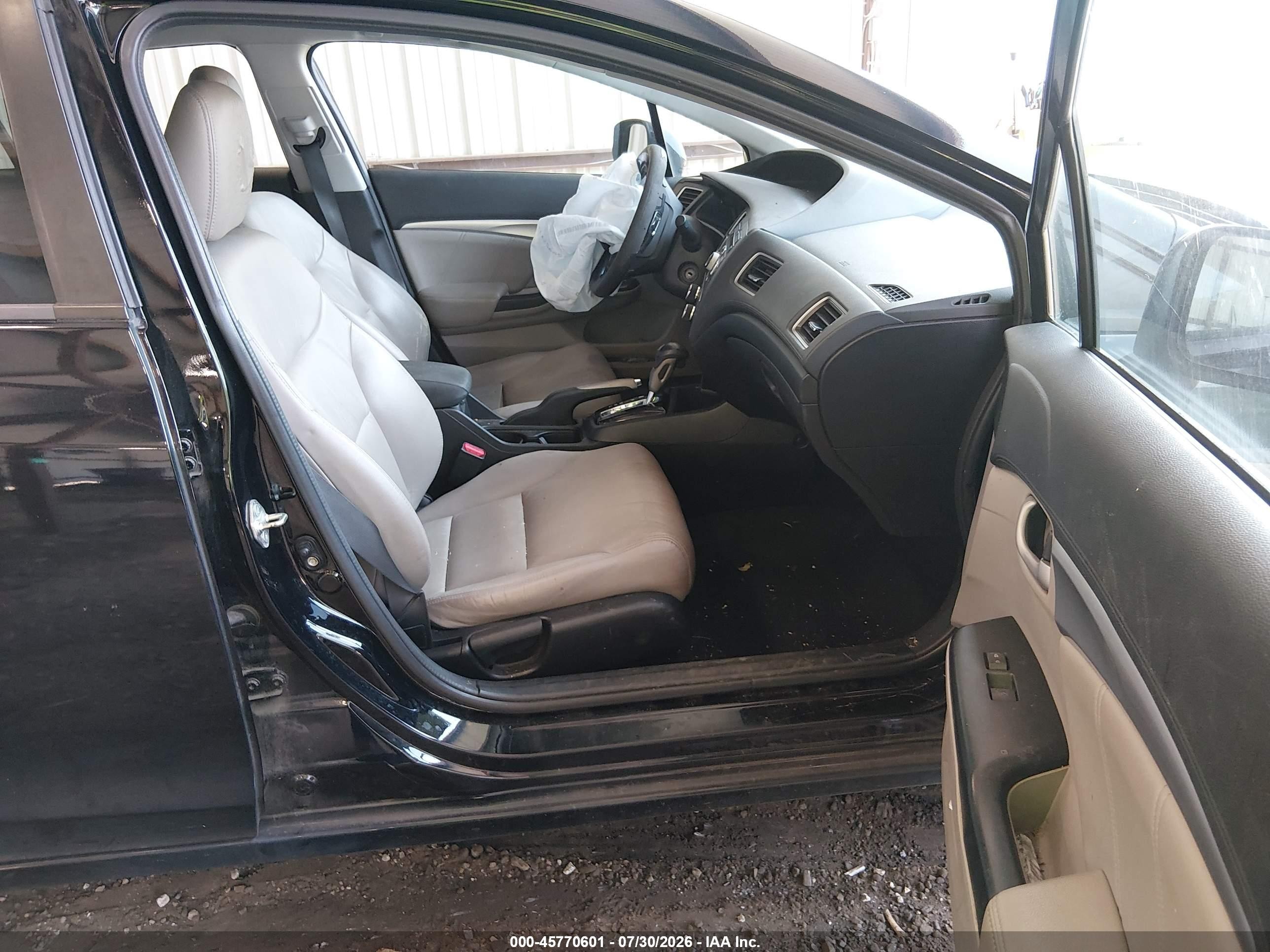 2015 Honda Civic Lx Black vin: 19XFB2F54FE230045