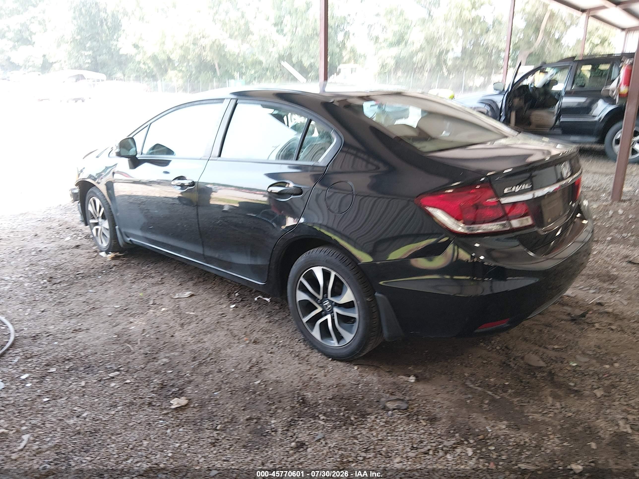 2015 Honda Civic Lx Black vin: 19XFB2F54FE230045