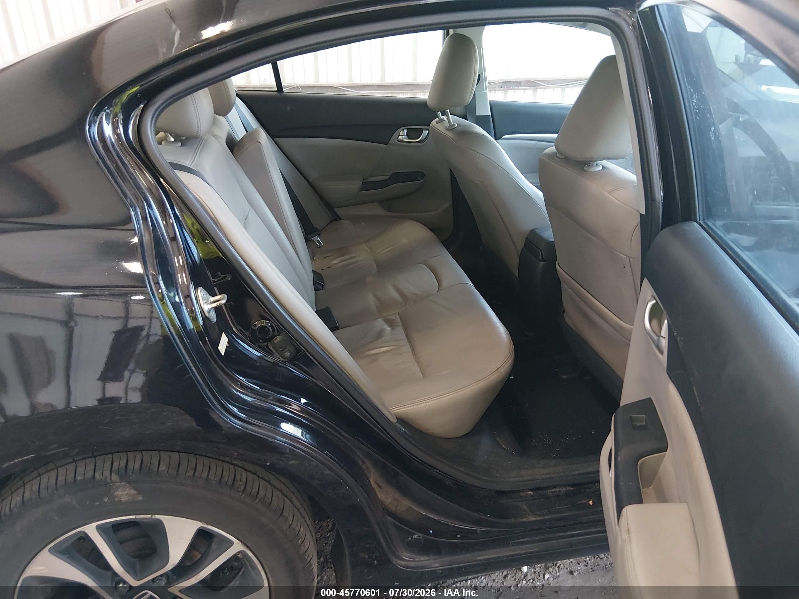 2015 Honda Civic Lx Black vin: 19XFB2F54FE230045