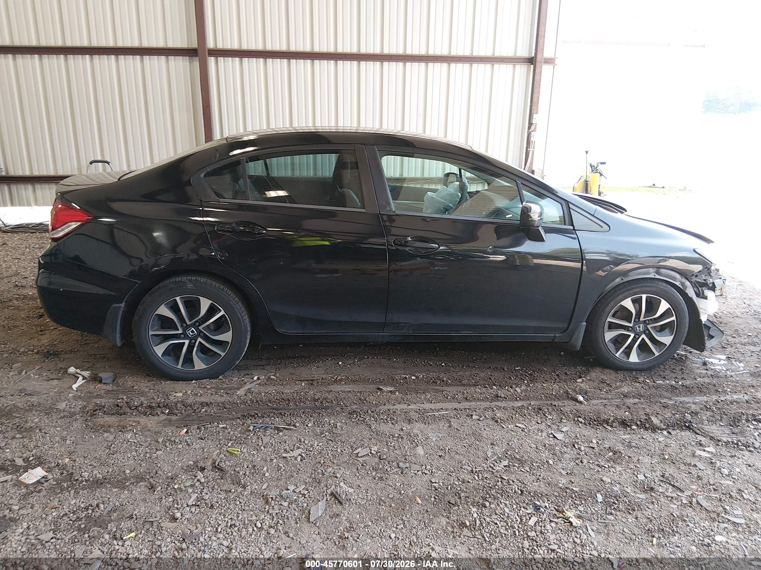 2015 Honda Civic Lx Black vin: 19XFB2F54FE230045