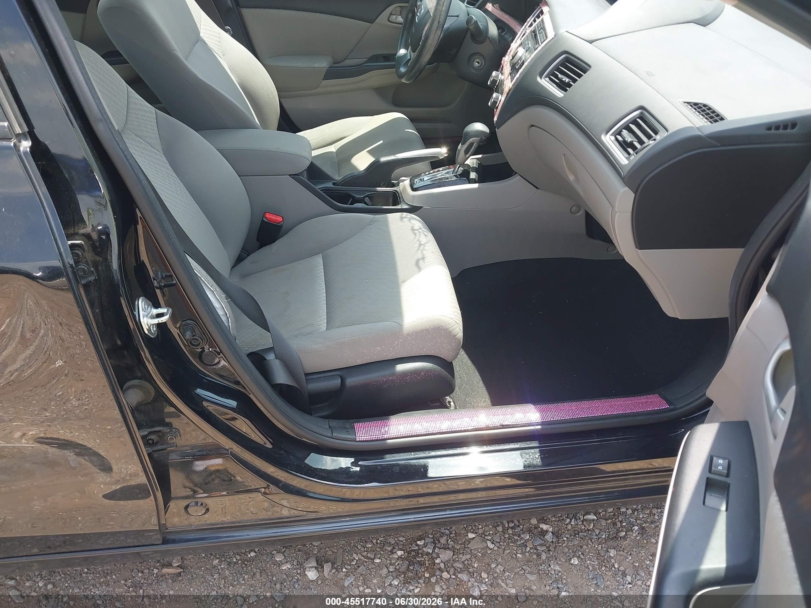 2015 Honda Civic Lx Black vin: 19XFB2F54FE268178