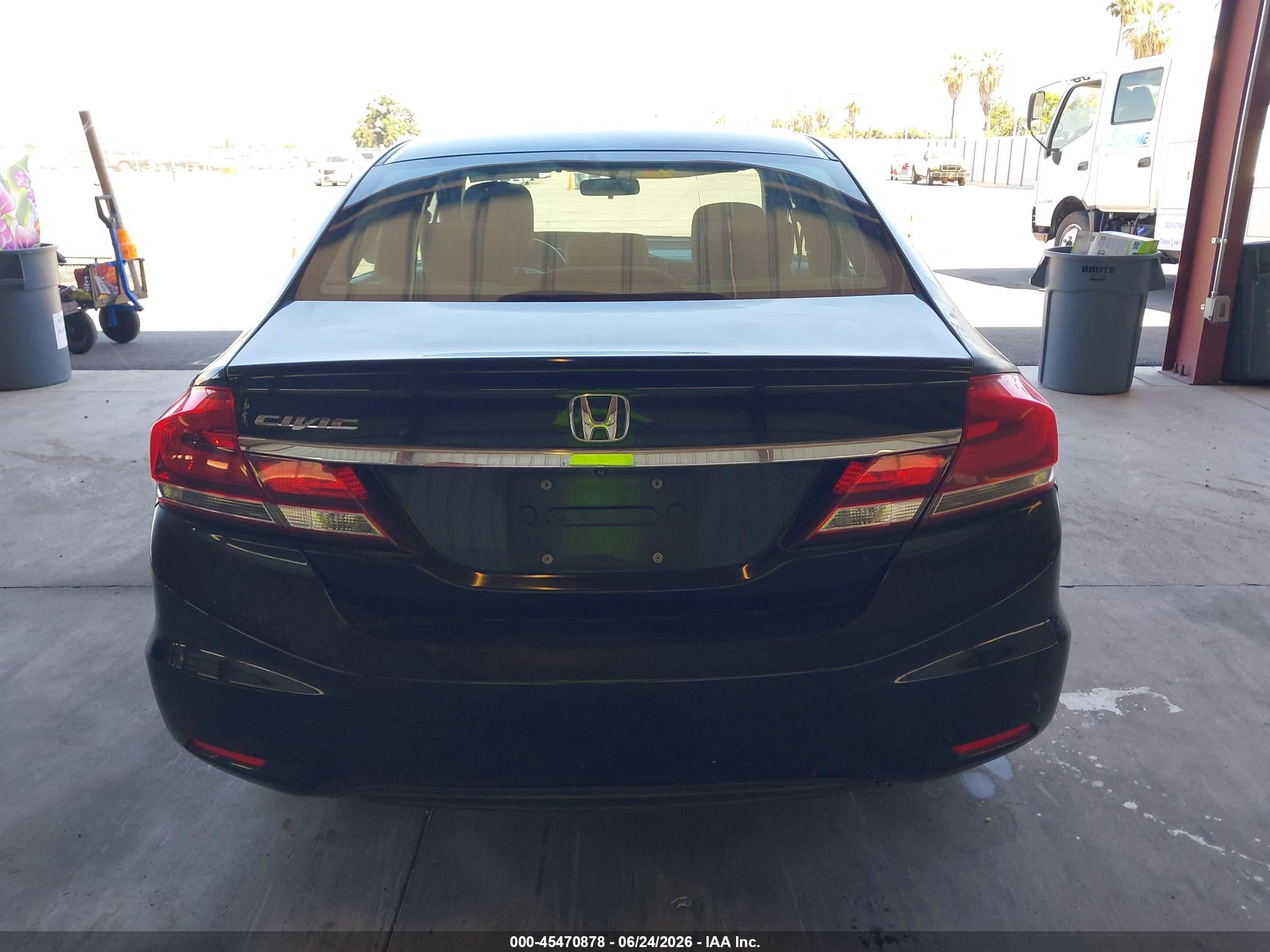 2015 Honda Civic Lx Black vin: 19XFB2F54FE270626