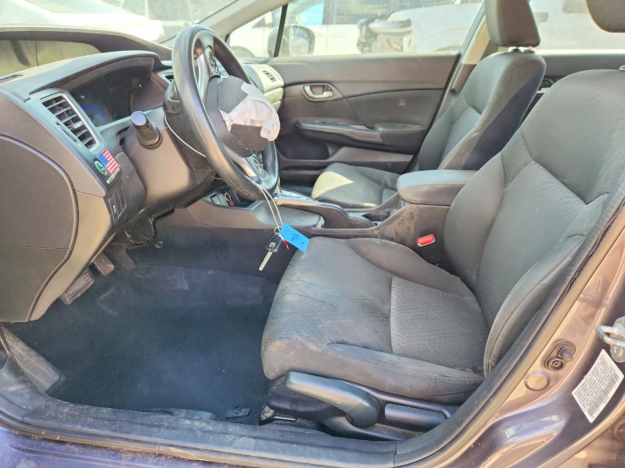 2015 Honda Civic Lx Gray vin: 19XFB2F54FE274434