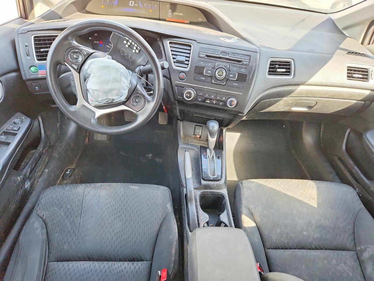 2015 Honda Civic Lx Gray vin: 19XFB2F54FE274434