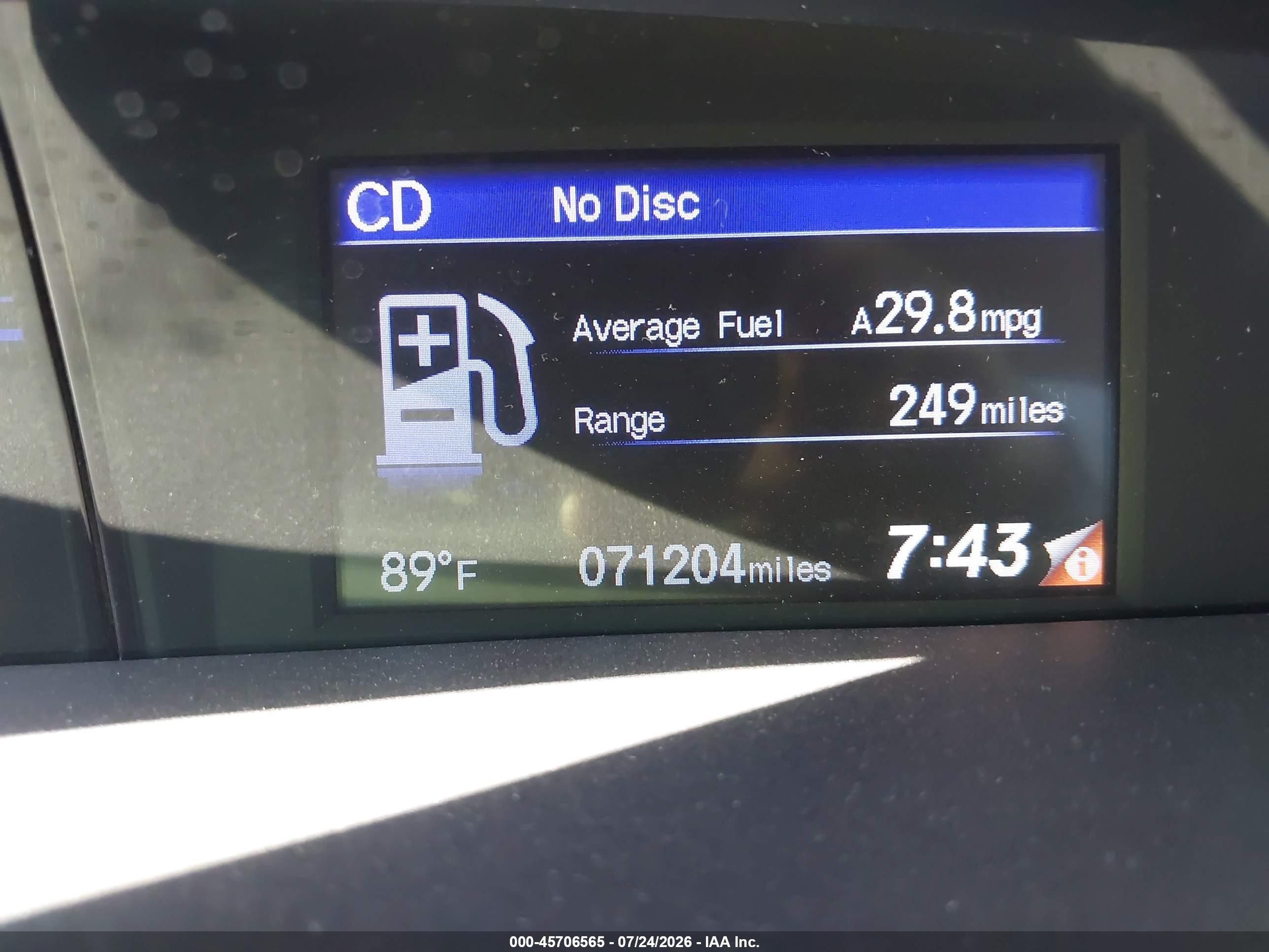 2015 Honda Civic Lx Белый vin: 19XFB2F54FE287930