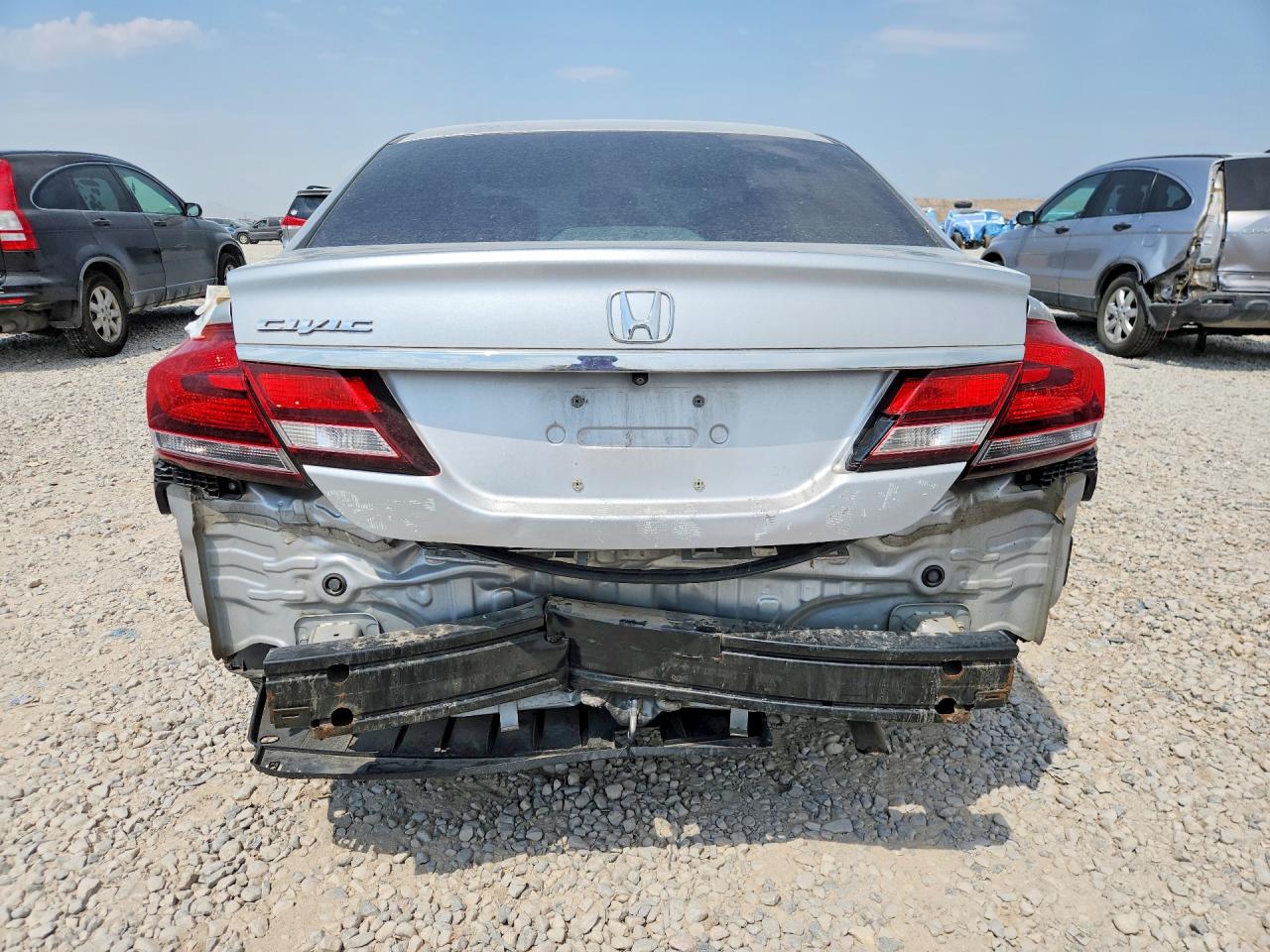 2015 Honda Civic Lx Silver vin: 19XFB2F54FE290682