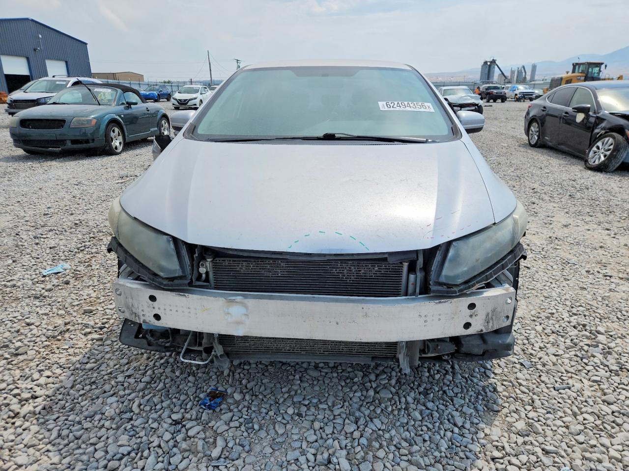 2015 Honda Civic Lx Silver vin: 19XFB2F54FE290682