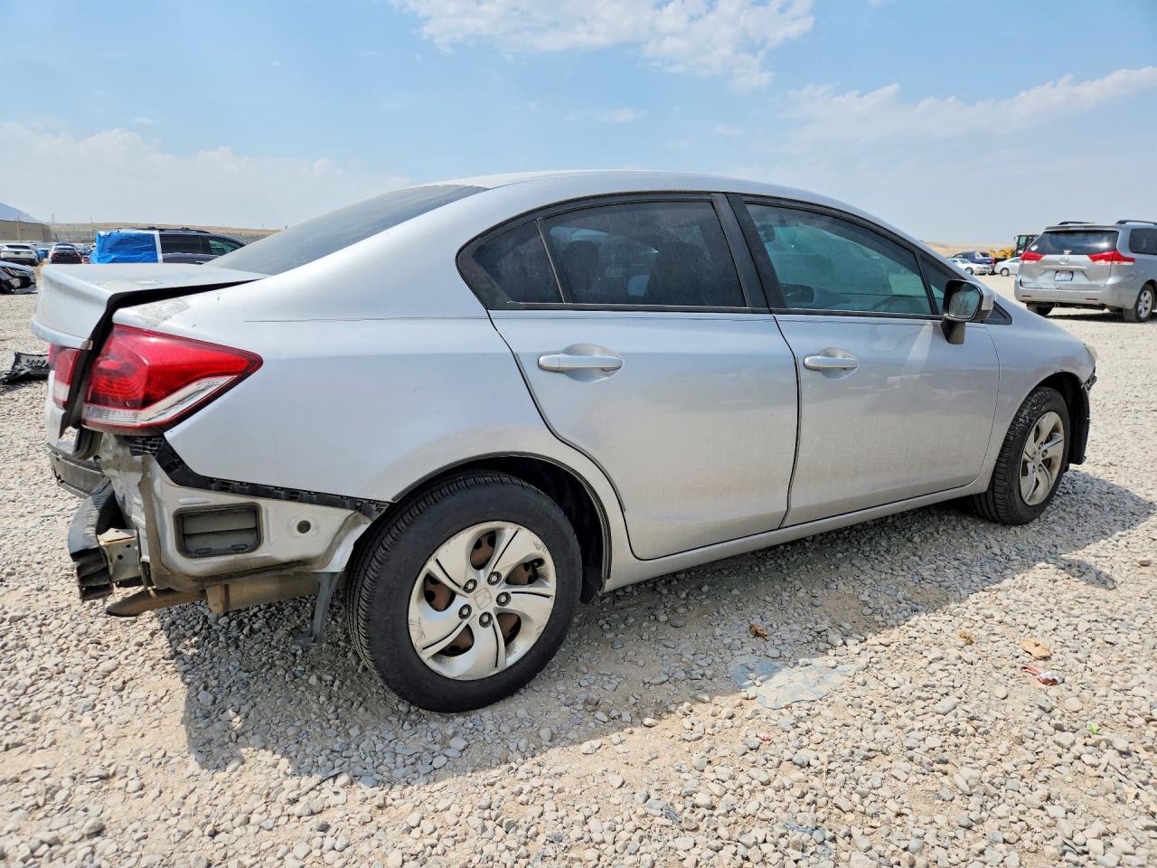 2015 Honda Civic Lx Silver vin: 19XFB2F54FE290682