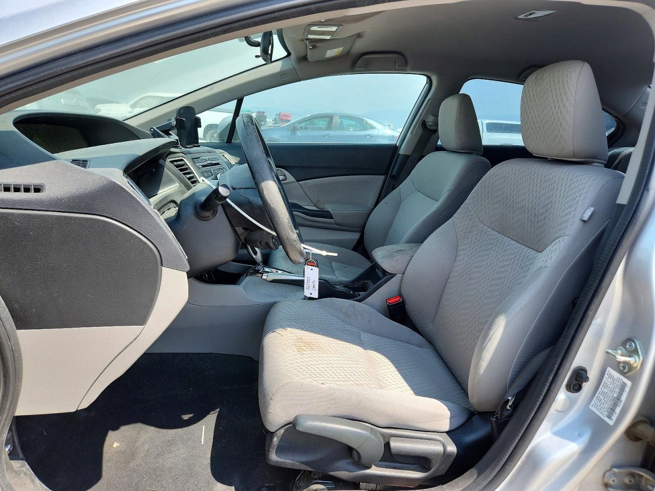 2015 Honda Civic Lx Silver vin: 19XFB2F54FE290682