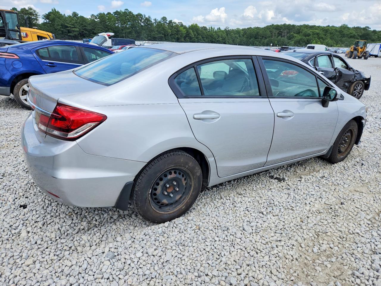 2015 Honda Civic Lx Silver vin: 19XFB2F54FE295347