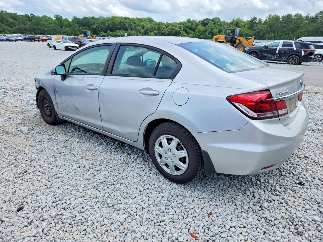 2015 Honda Civic Lx Silver vin: 19XFB2F54FE295347