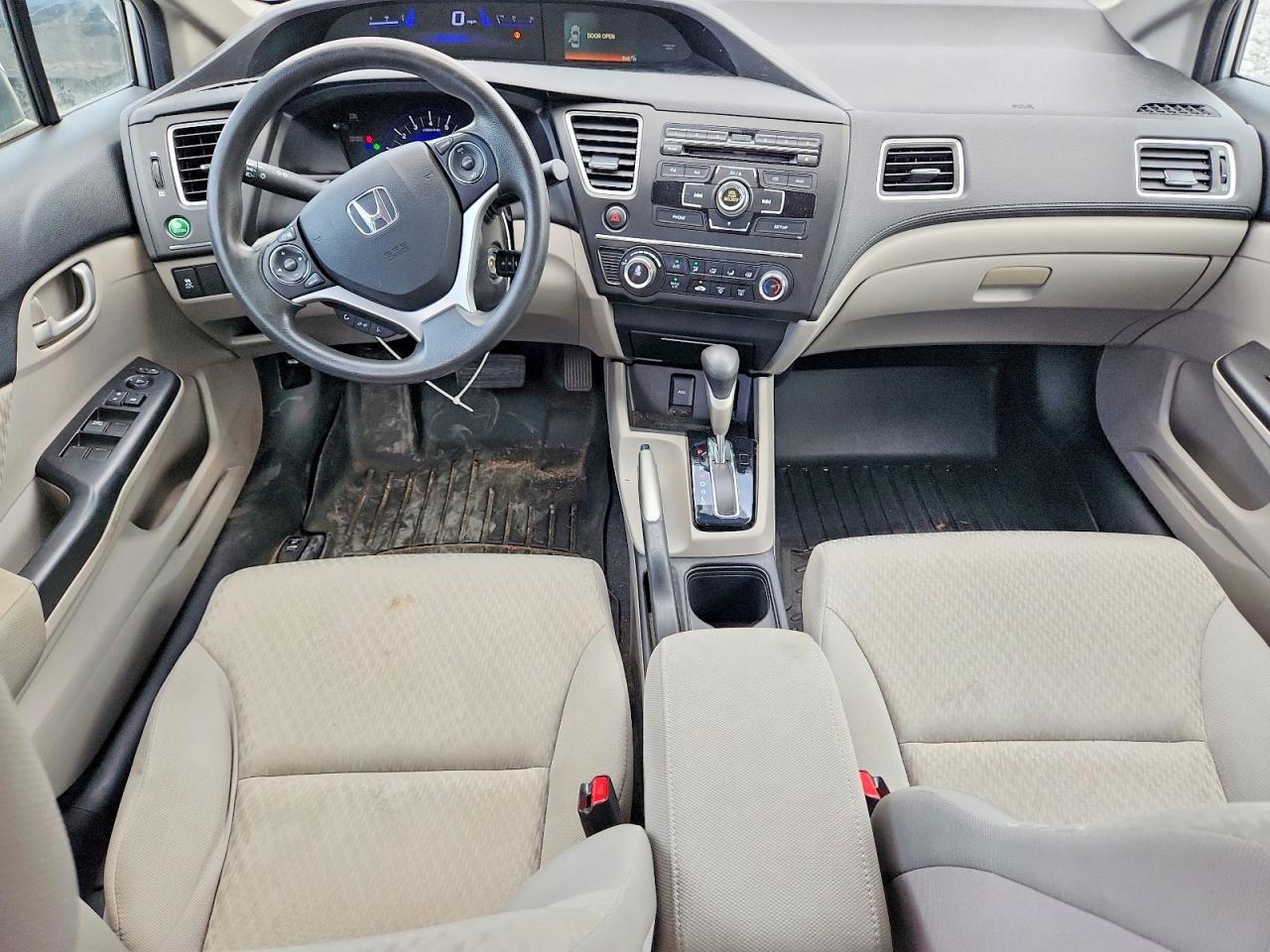 2015 Honda Civic Lx Silver vin: 19XFB2F54FE295347