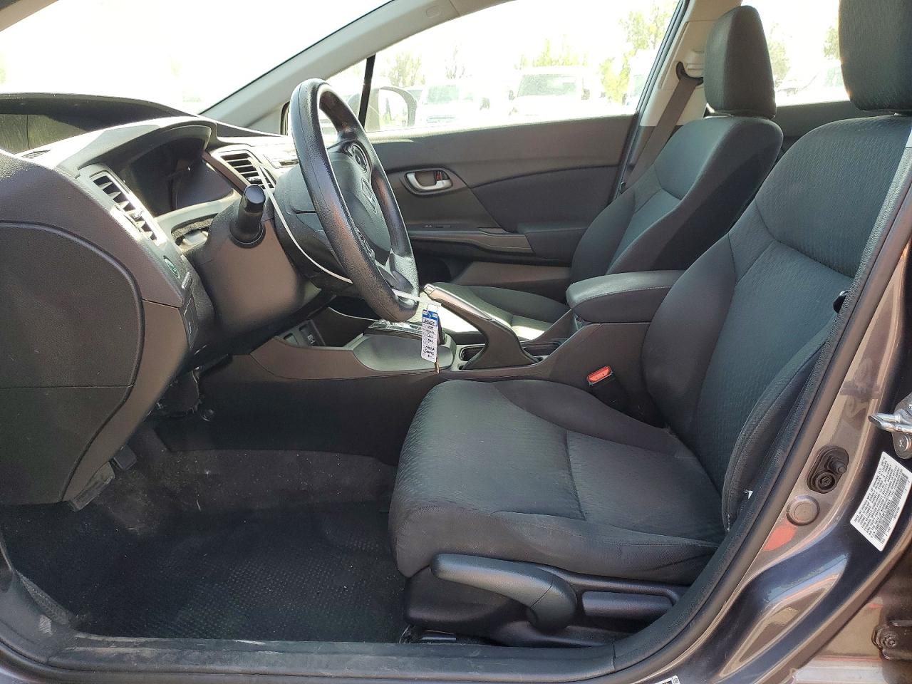 2015 Honda Civic Lx Gray vin: 19XFB2F54FE700493