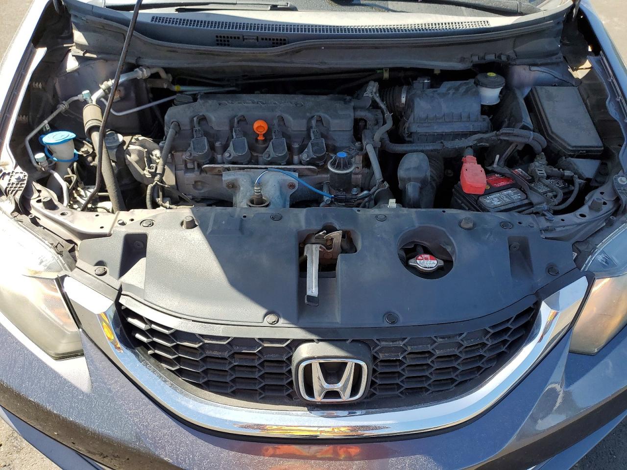 2015 Honda Civic Lx Gray vin: 19XFB2F54FE700493