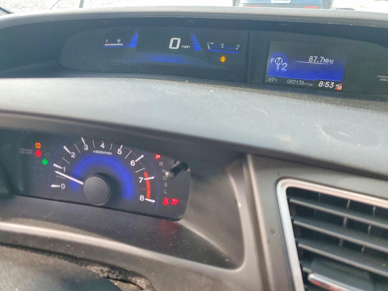 2015 Honda Civic Lx Gray vin: 19XFB2F54FE707623