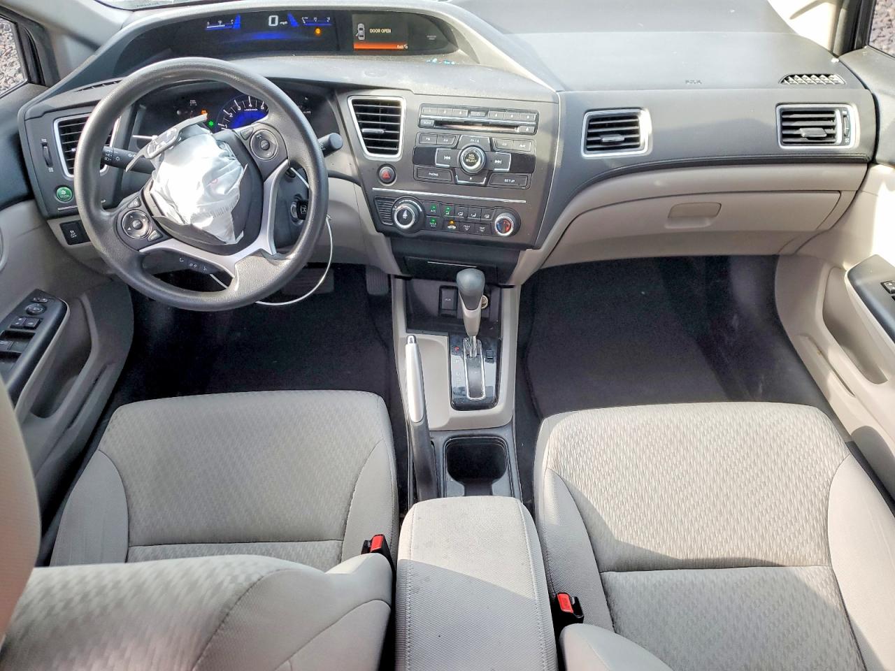 2015 Honda Civic Lx Gray vin: 19XFB2F54FE707623