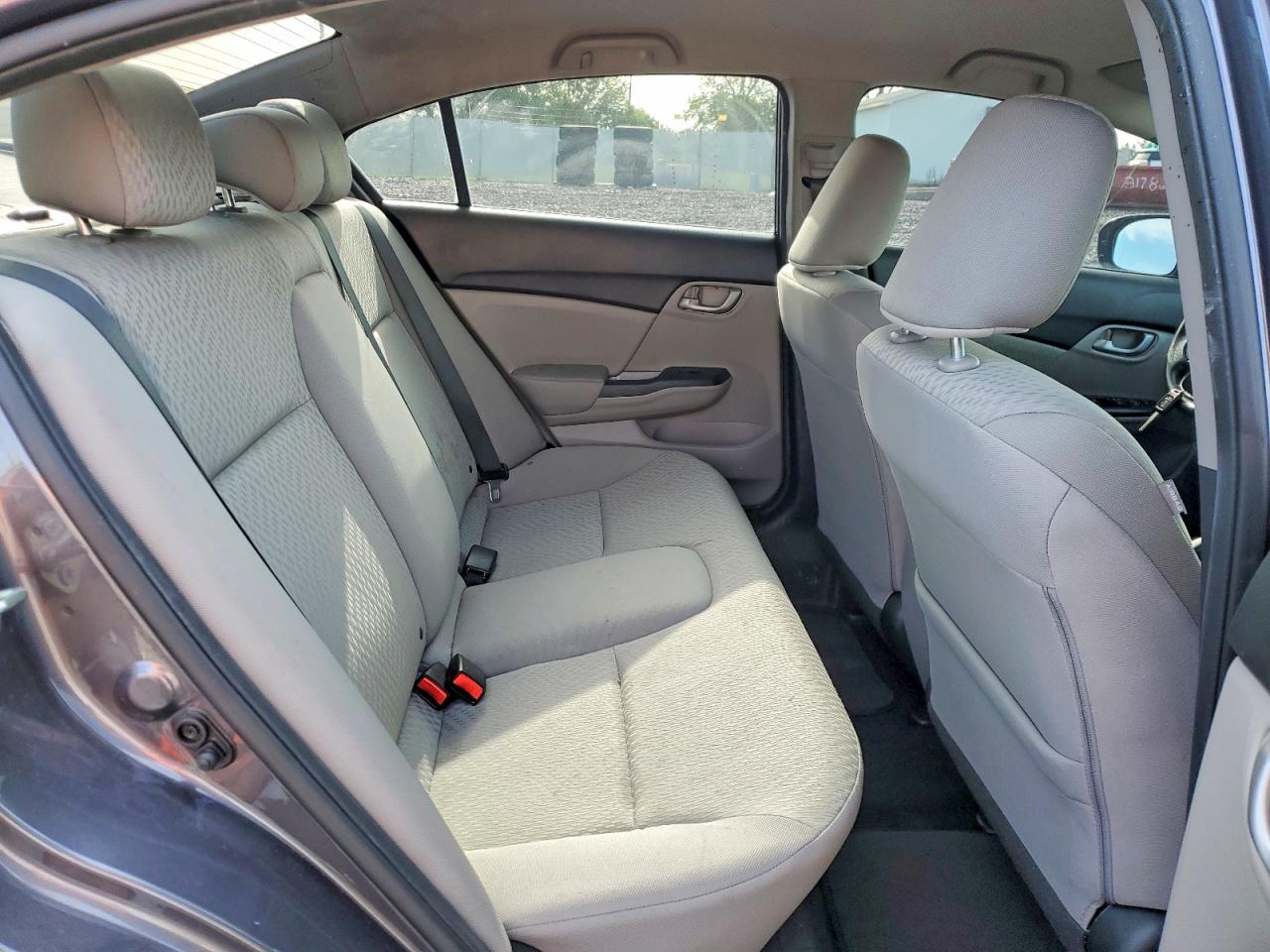 2015 Honda Civic Lx Gray vin: 19XFB2F54FE707623
