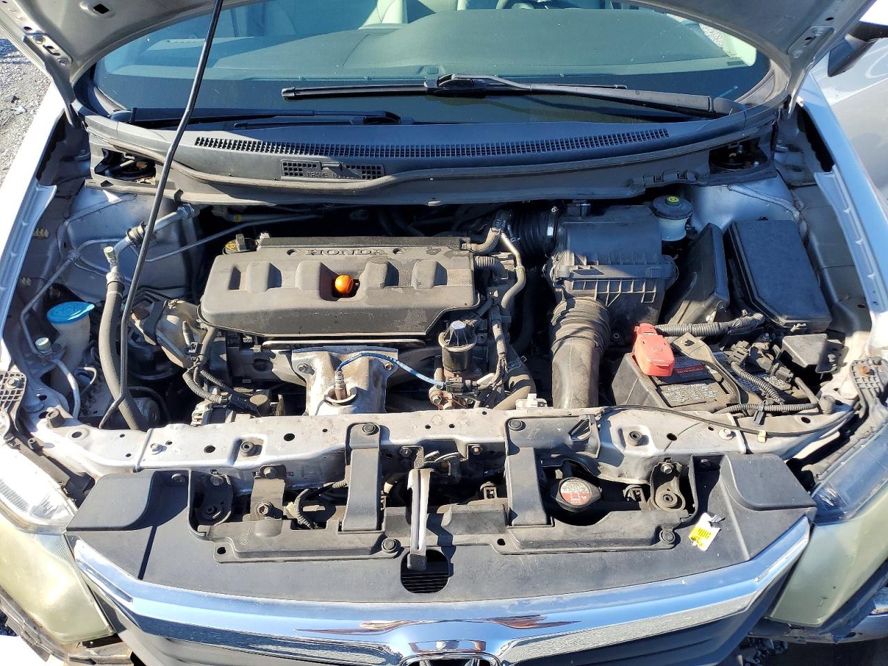 2012 Honda Civic Lx Silver vin: 19XFB2F55CE006598