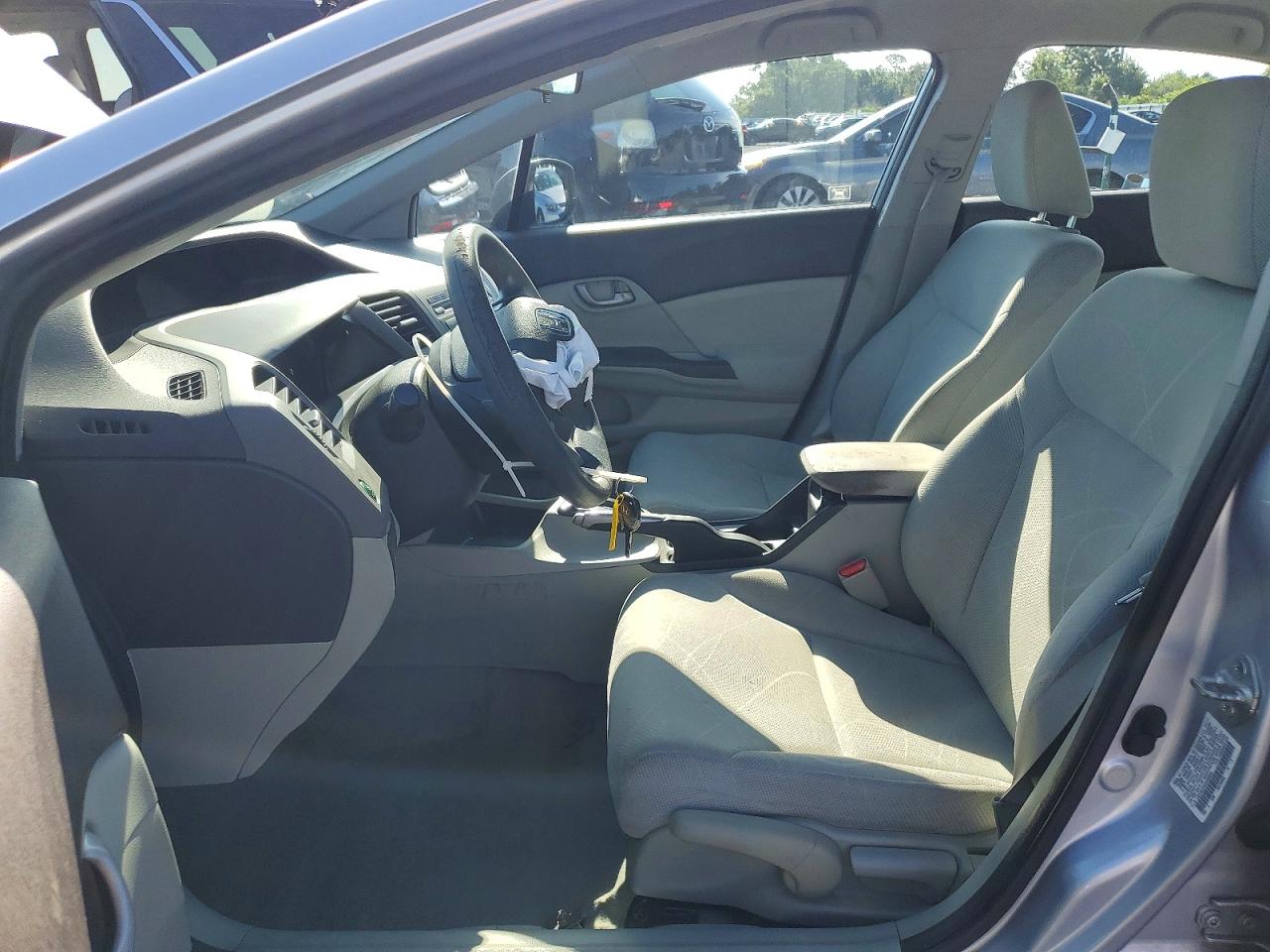 2012 Honda Civic Lx Silver vin: 19XFB2F55CE006598