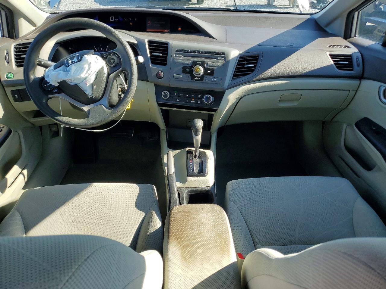 2012 Honda Civic Lx Silver vin: 19XFB2F55CE006598