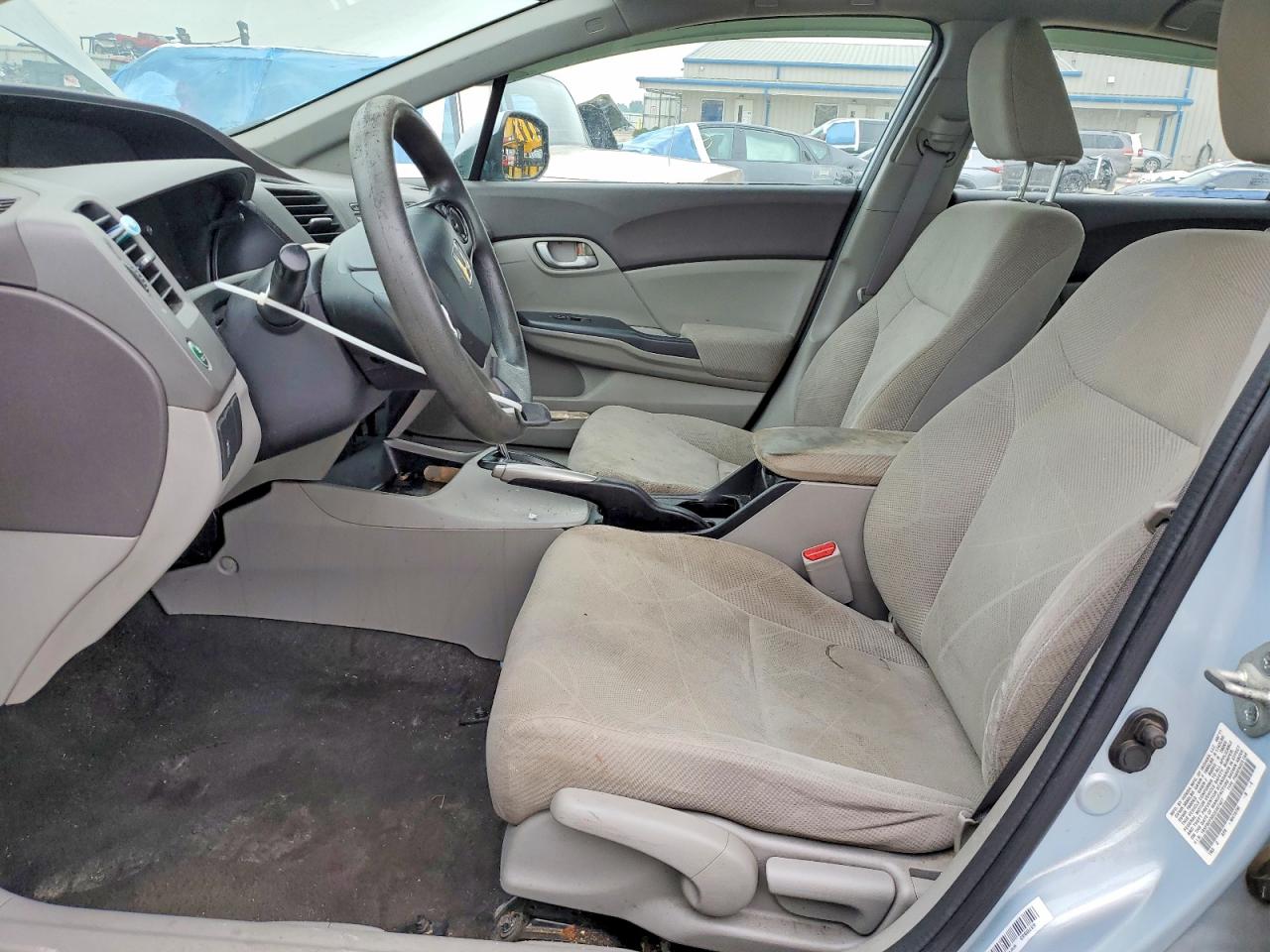 2012 Honda Civic Lx Синий vin: 19XFB2F55CE007427
