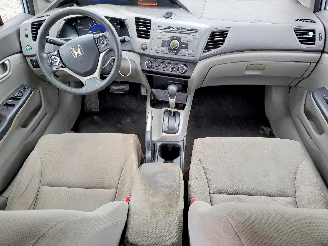 2012 Honda Civic Lx Синий vin: 19XFB2F55CE007427