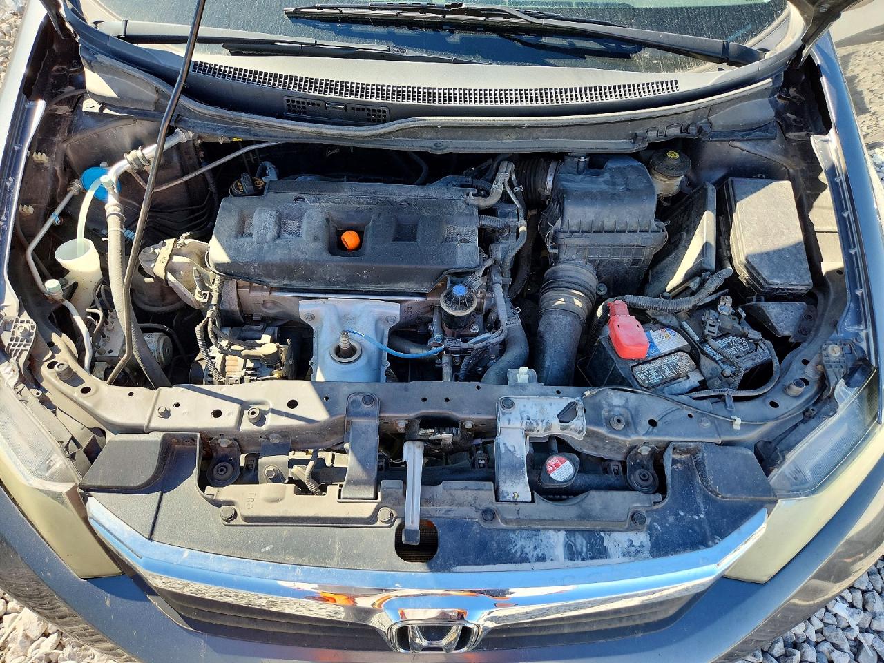 2012 Honda Civic Lx Gray vin: 19XFB2F55CE018234