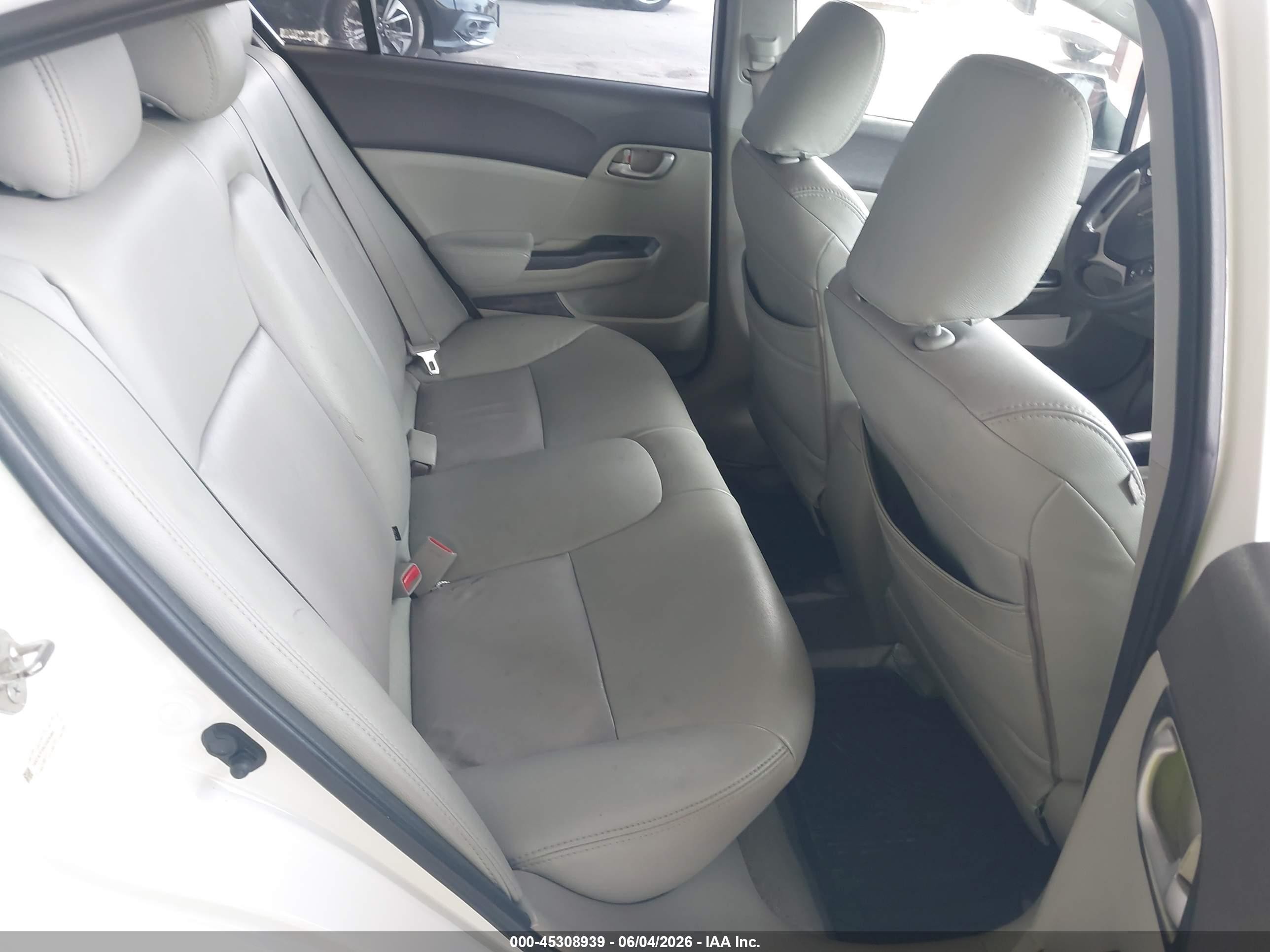 2012 Honda Civic Lx White vin: 19XFB2F55CE025488
