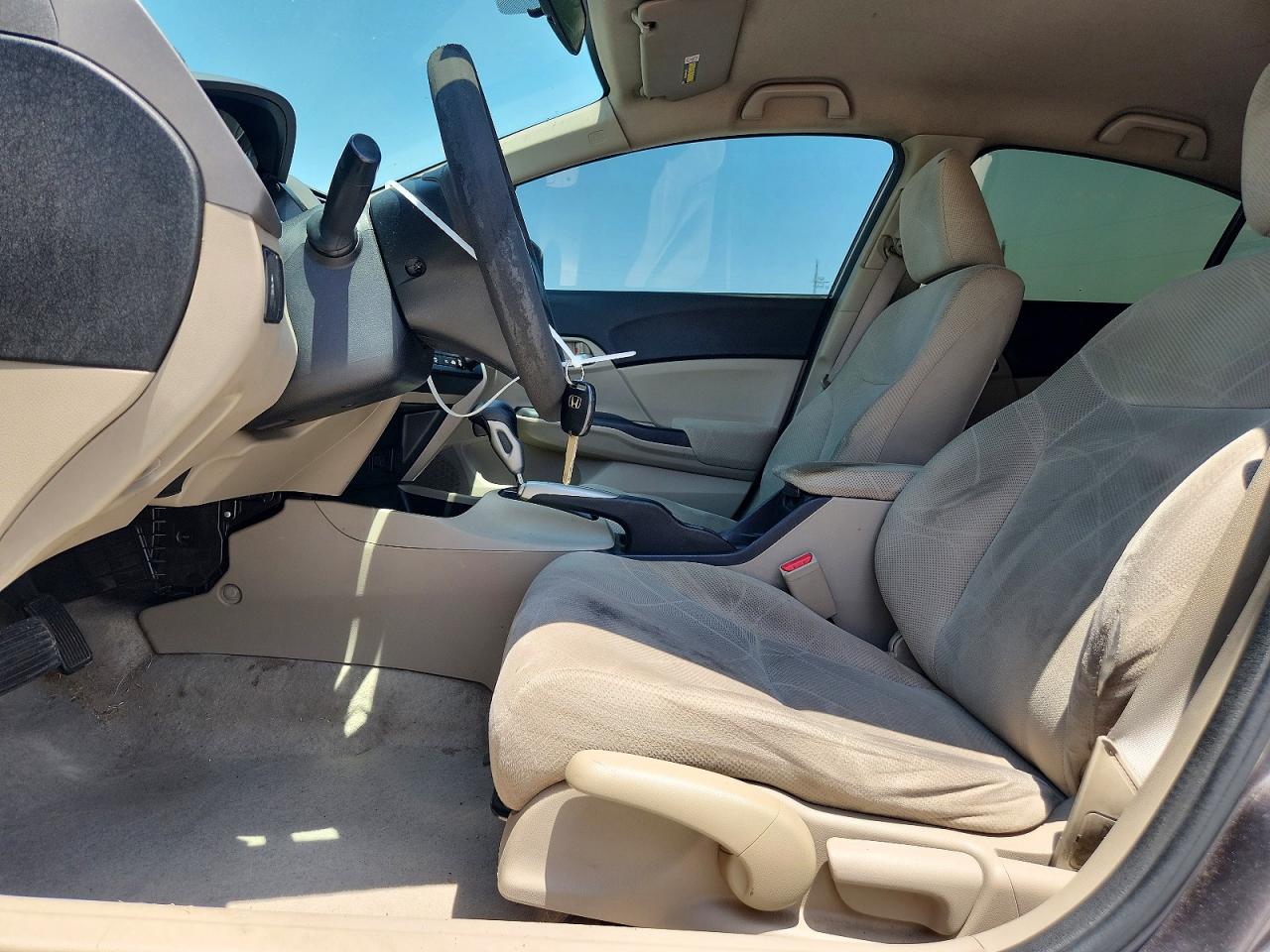 2012 Honda Civic Lx Gray vin: 19XFB2F55CE044042