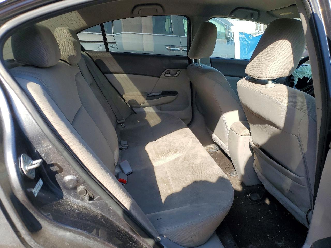 2012 Honda Civic Lx Gray vin: 19XFB2F55CE054828