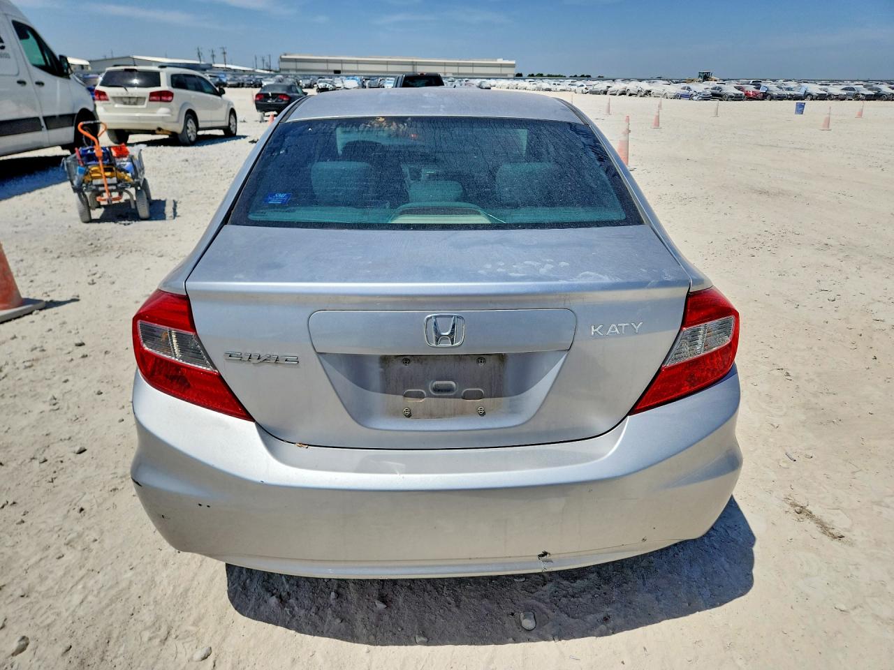 2012 Honda Civic Lx Silver vin: 19XFB2F55CE058202