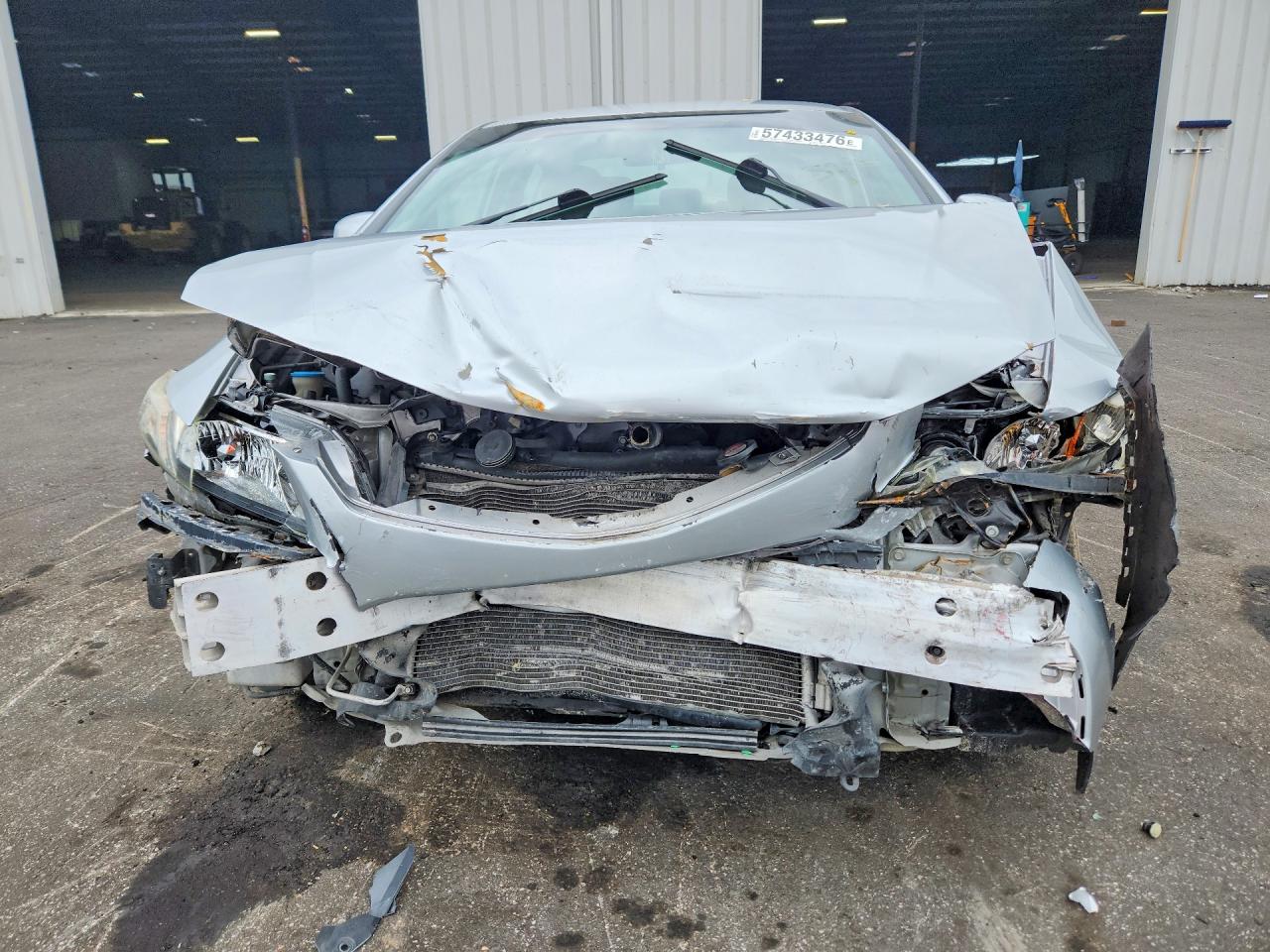 2012 Honda Civic Lx Silver vin: 19XFB2F55CE058216