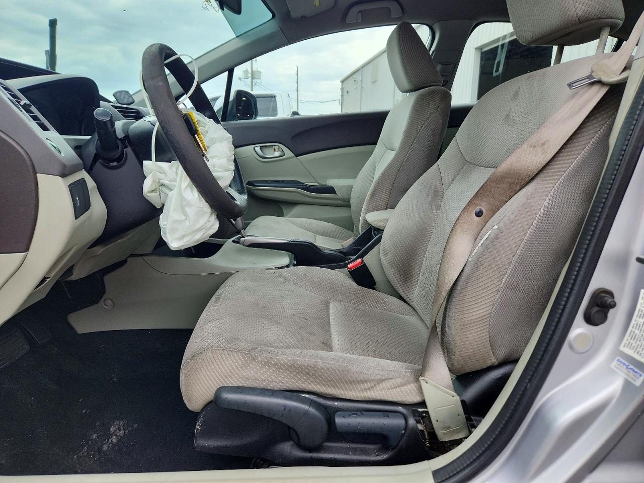 2012 Honda Civic Lx Silver vin: 19XFB2F55CE058216