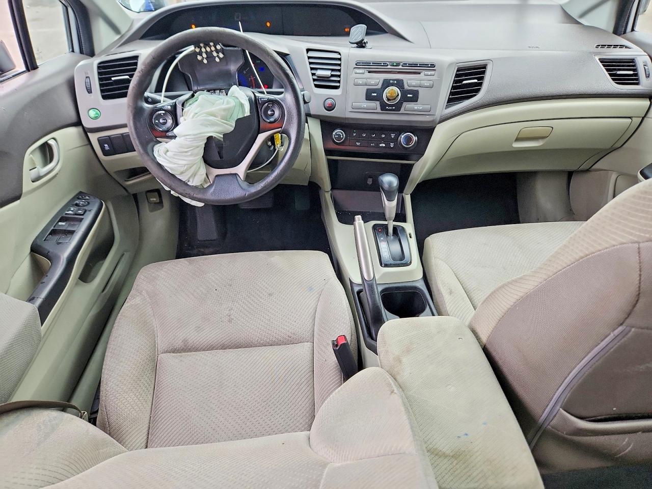 2012 Honda Civic Lx Silver vin: 19XFB2F55CE058216