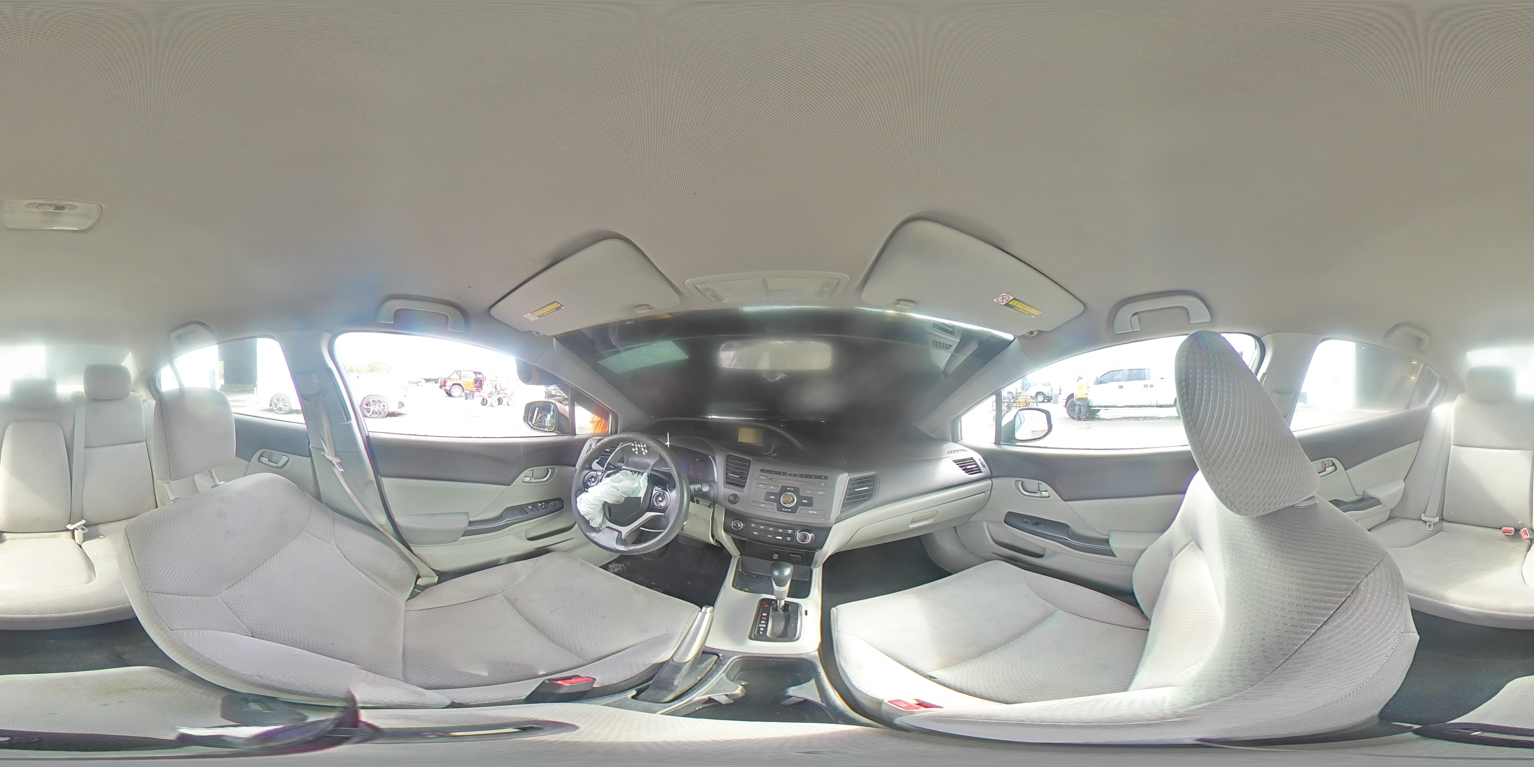 2012 Honda Civic Lx Silver vin: 19XFB2F55CE058216