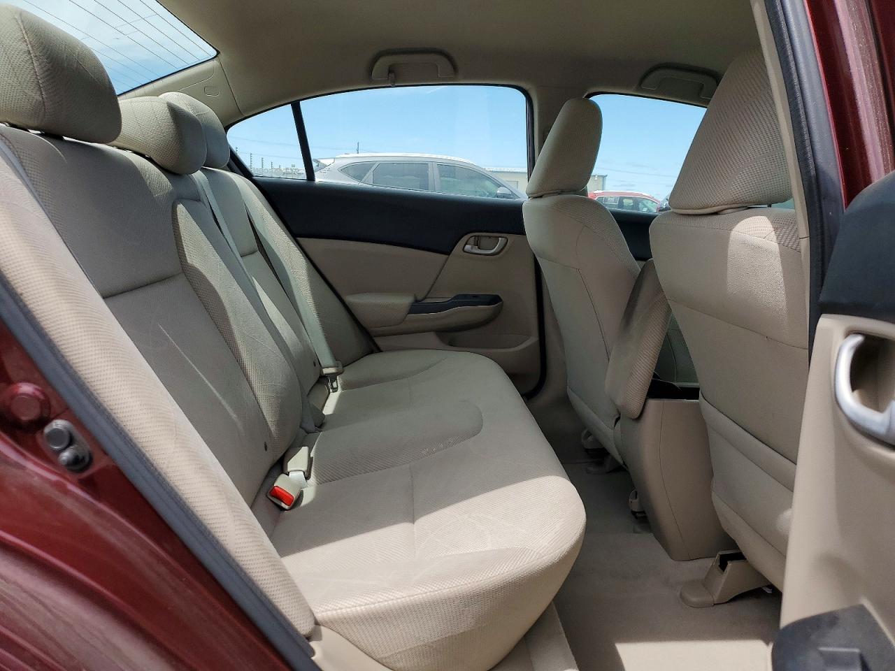 2012 Honda Civic Lx Maroon vin: 19XFB2F55CE060709