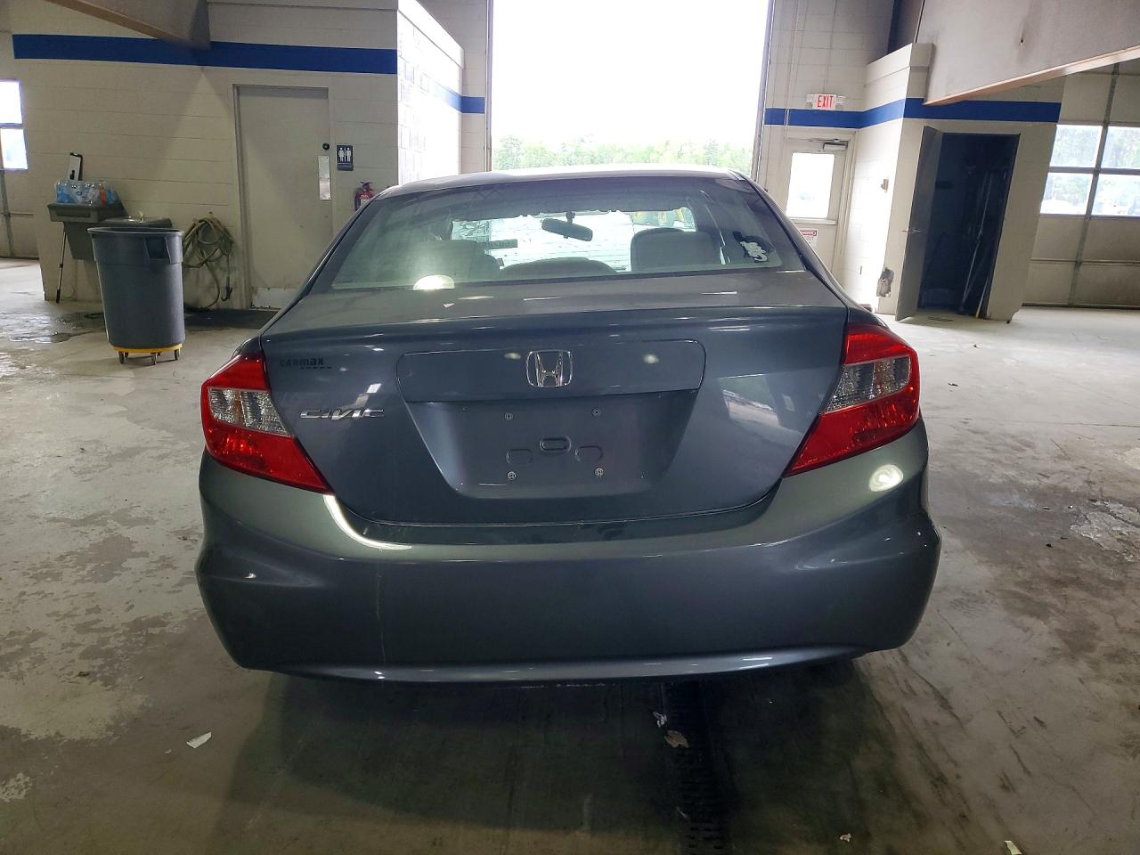 2012 Honda Civic Lx Серый vin: 19XFB2F55CE069040