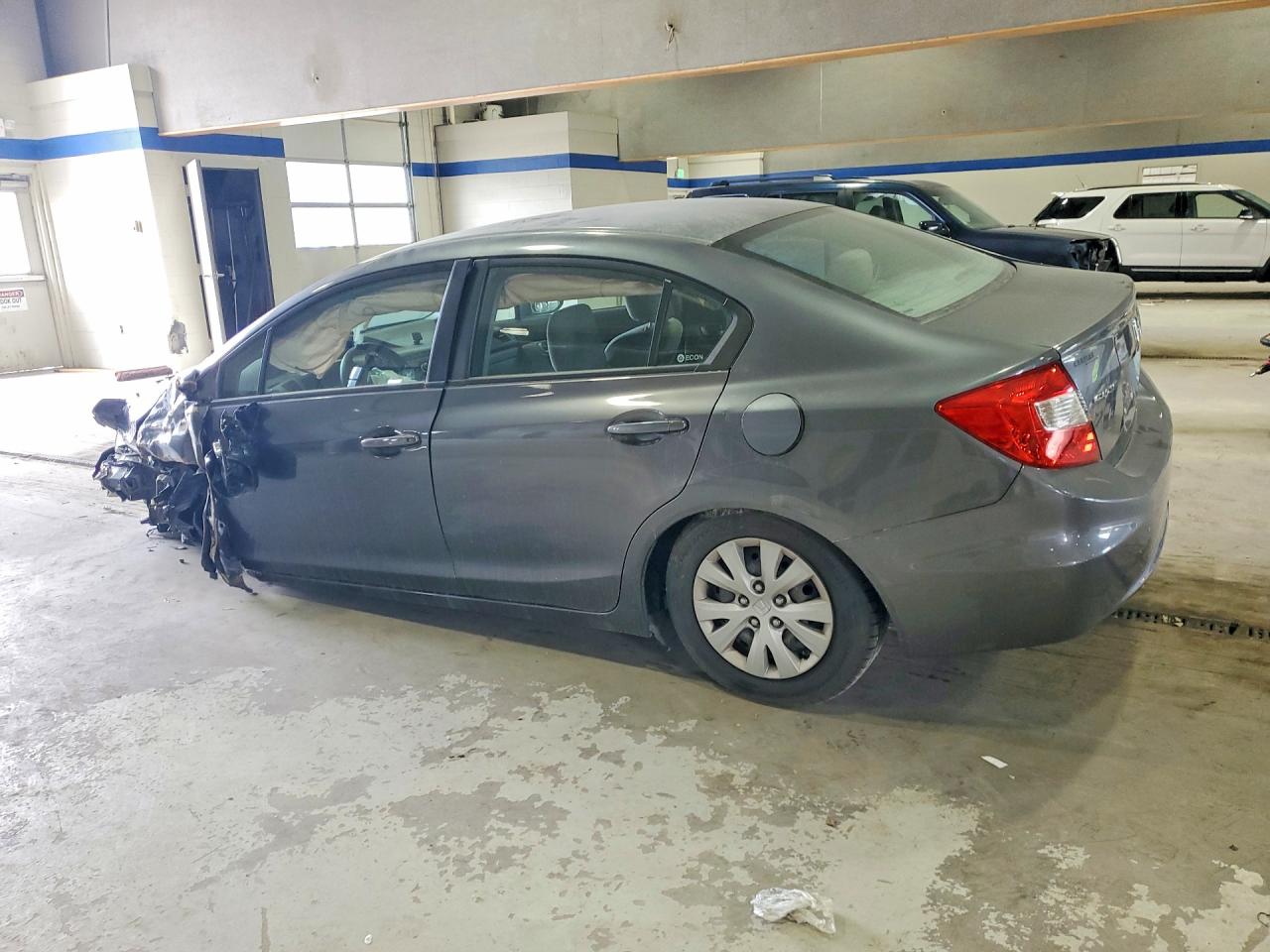 2012 Honda Civic Lx Серый vin: 19XFB2F55CE069040