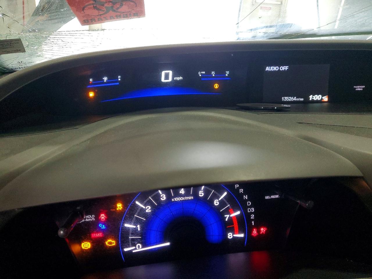 2012 Honda Civic Lx Серый vin: 19XFB2F55CE069040
