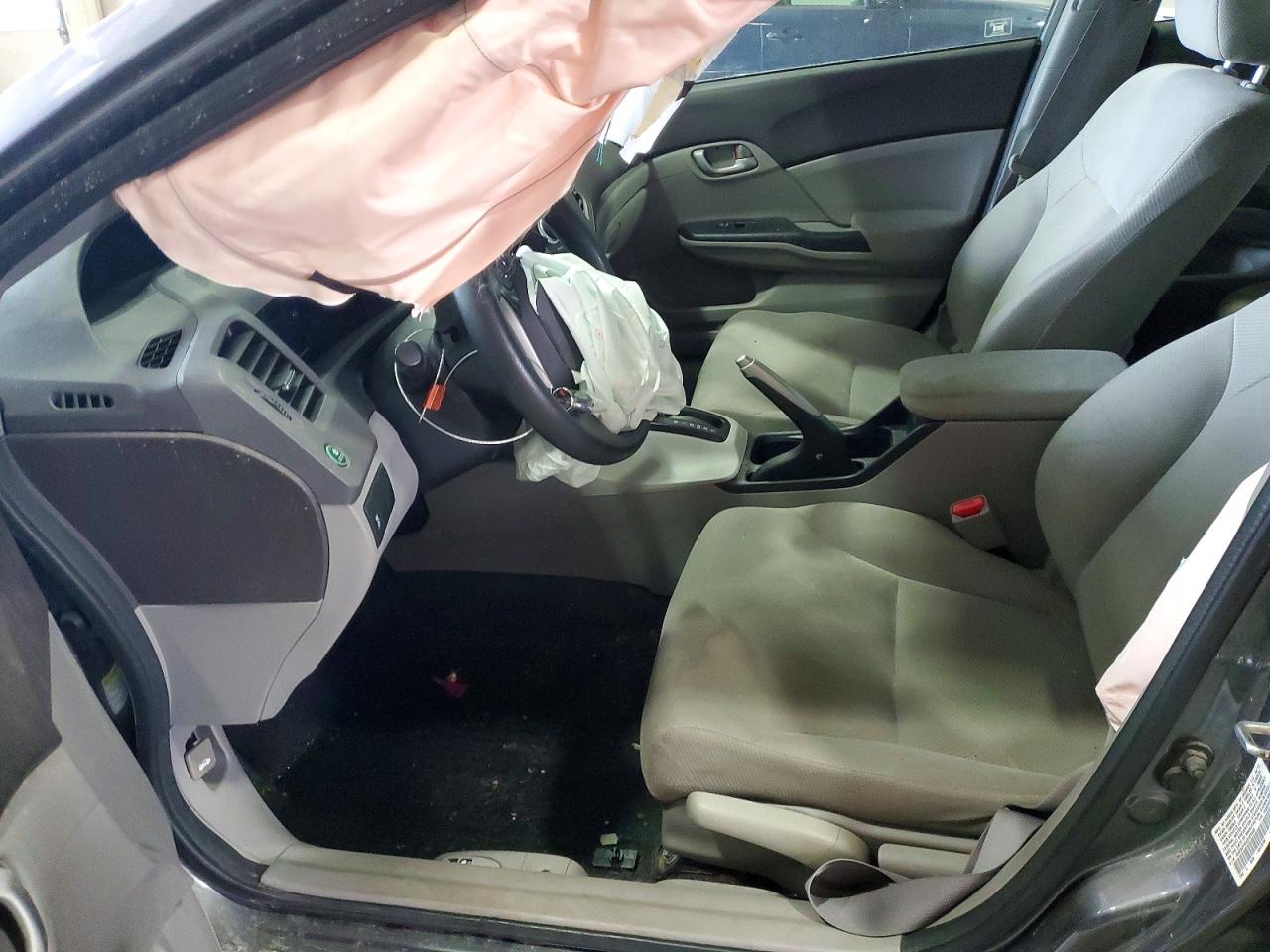 2012 Honda Civic Lx Серый vin: 19XFB2F55CE069040