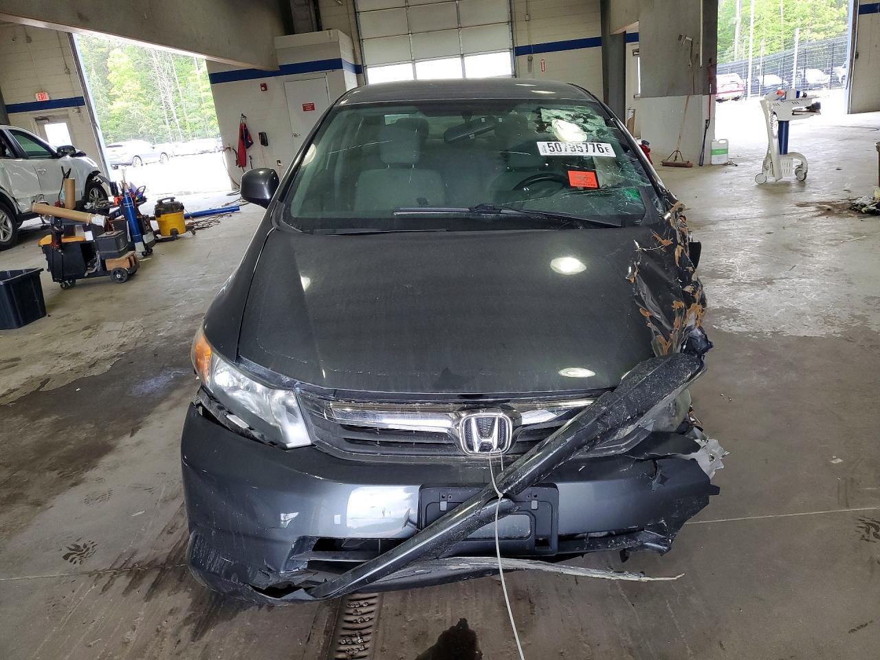 2012 Honda Civic Lx Серый vin: 19XFB2F55CE069040