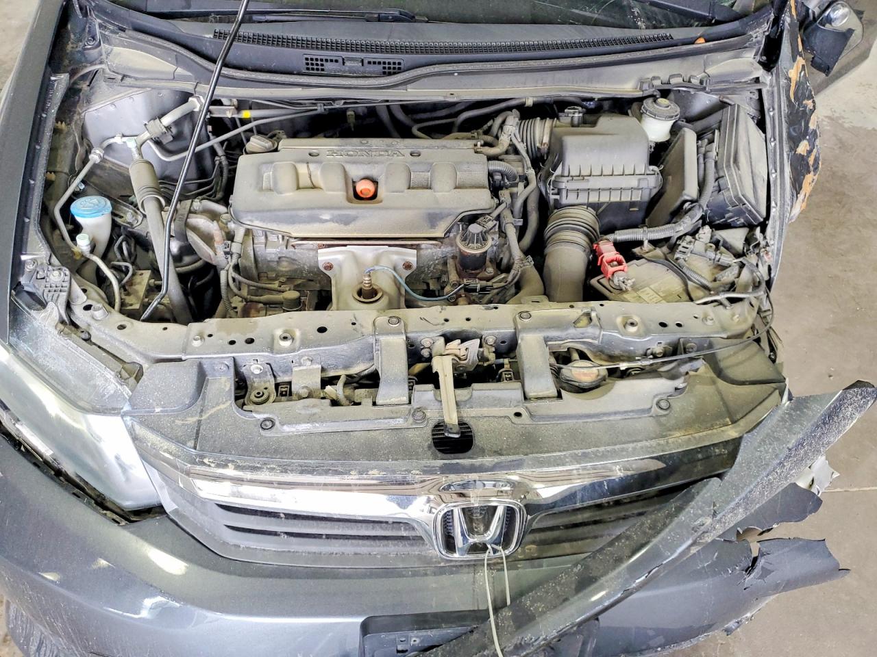 2012 Honda Civic Lx Серый vin: 19XFB2F55CE069040