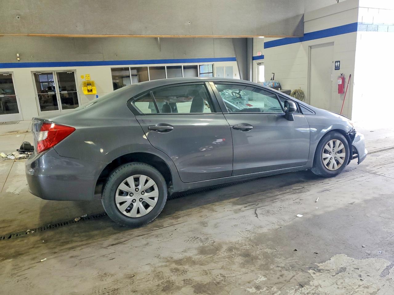 2012 Honda Civic Lx Серый vin: 19XFB2F55CE069040