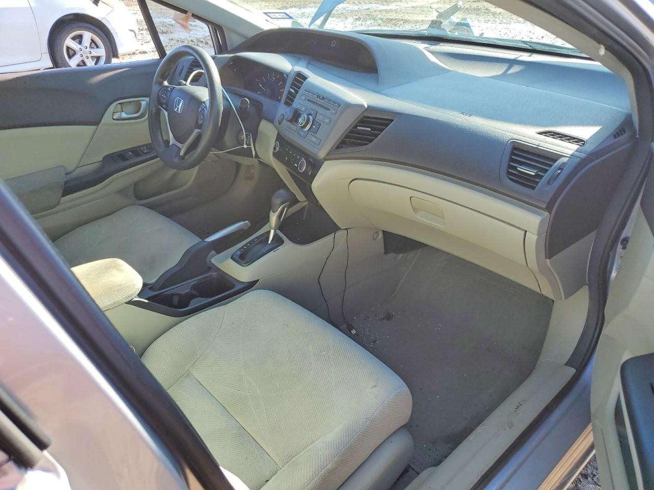 2012 Honda Civic Lx Silver vin: 19XFB2F55CE094603