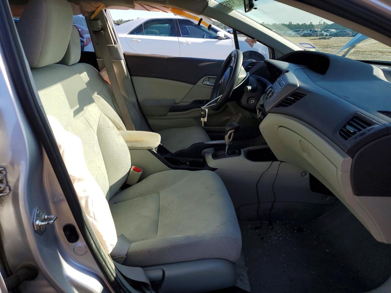 2012 Honda Civic Lx Silver vin: 19XFB2F55CE094603