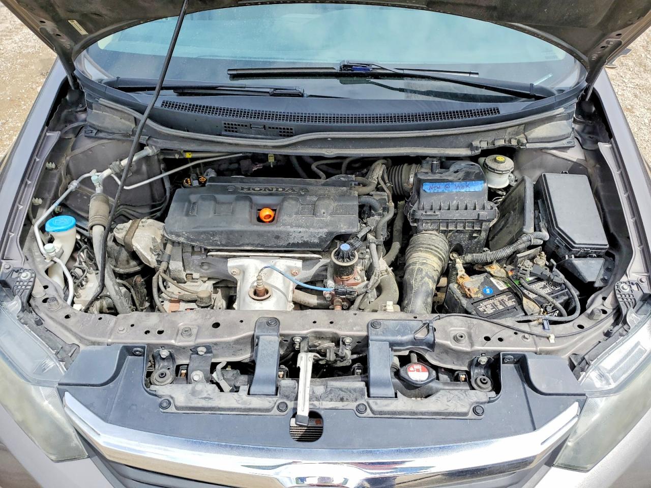 2012 Honda Civic Lx Серый vin: 19XFB2F55CE098540