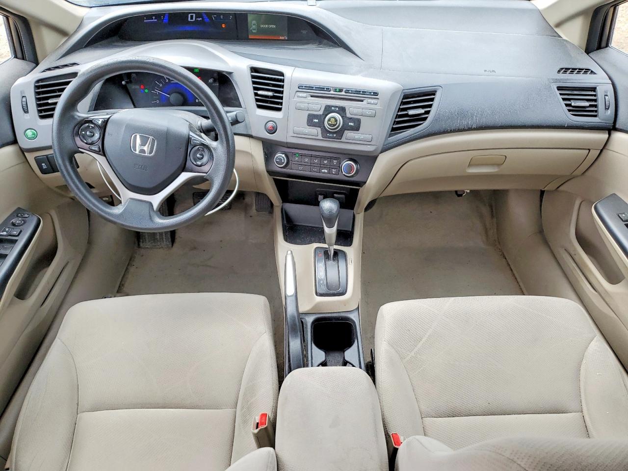 2012 Honda Civic Lx Серый vin: 19XFB2F55CE098540