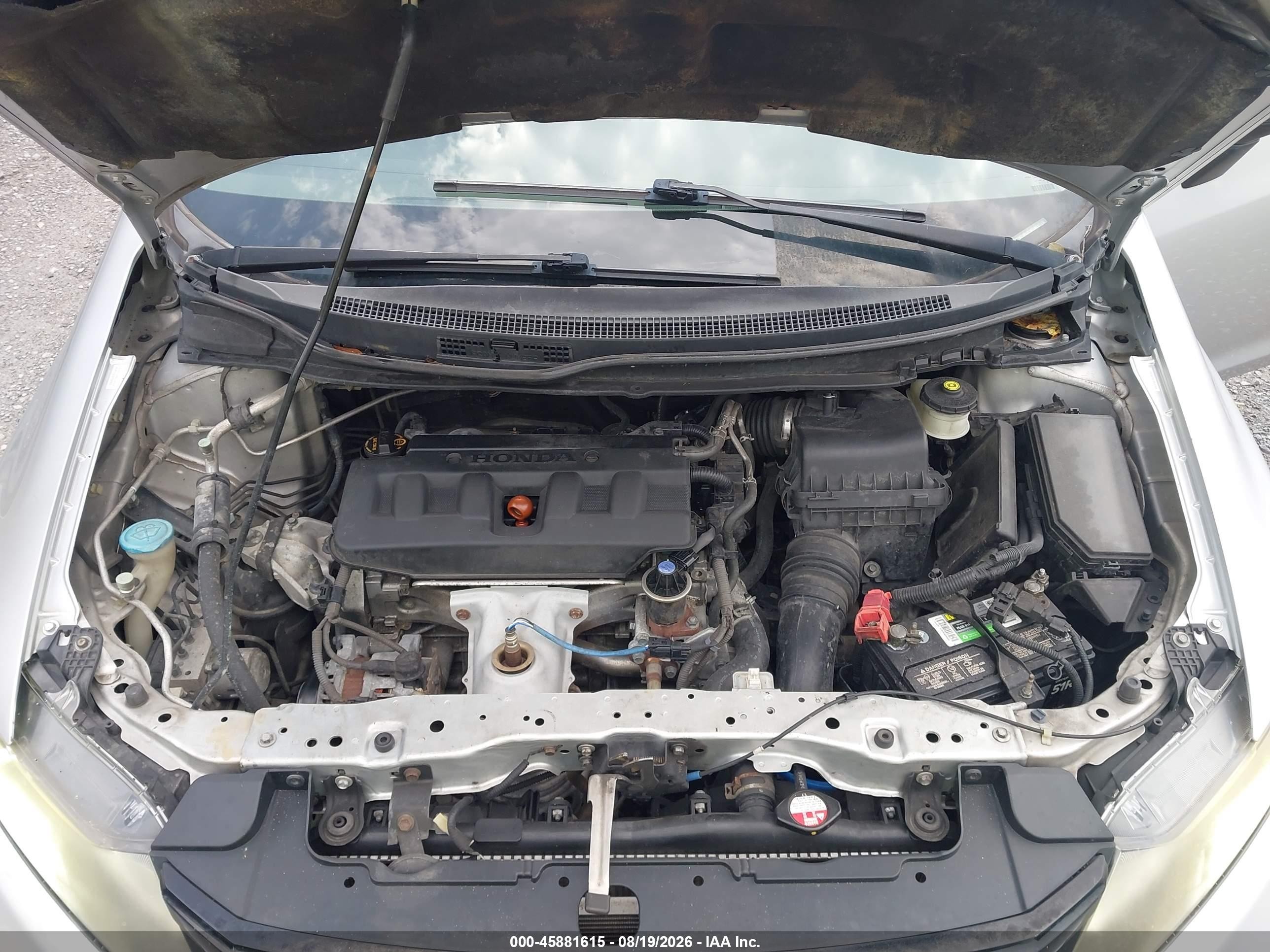 2012 Honda Civic Lx Silver vin: 19XFB2F55CE102294